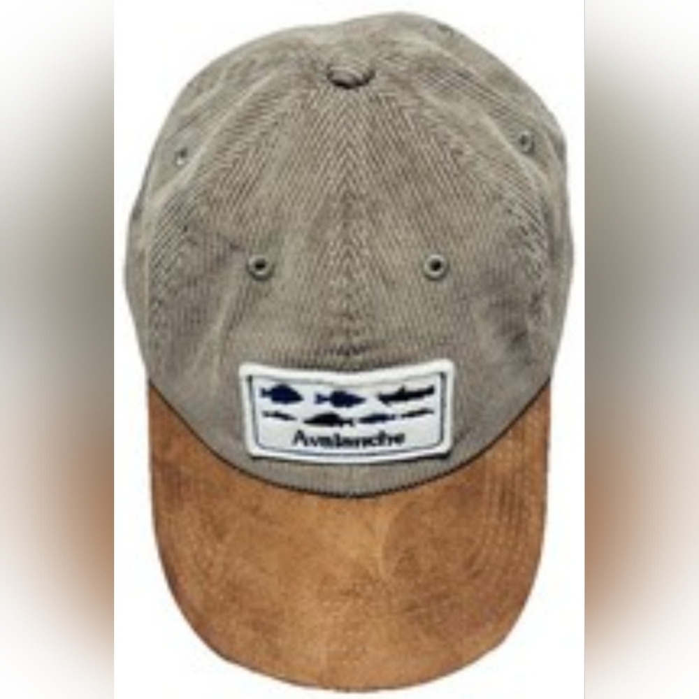 "Avalanche Gray and Tan Cap"